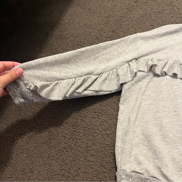 The Great. Ruffle Sweatshirt - Picture 5 of 7